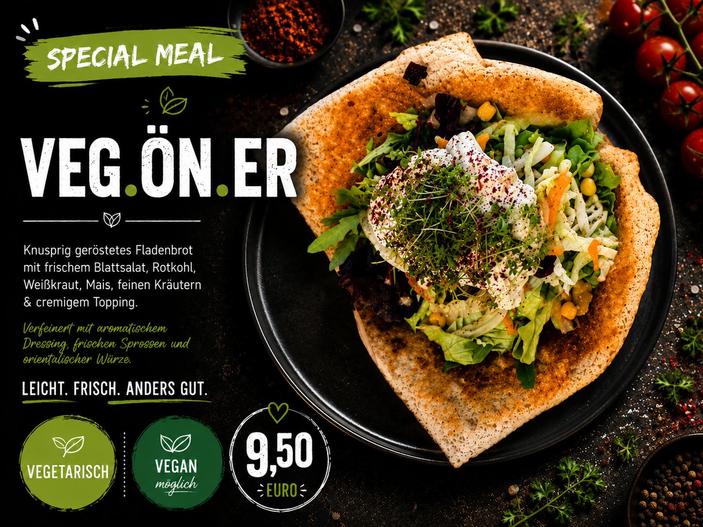 VEG.ÖN.ER Special Meal Flyer